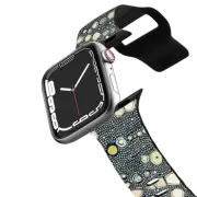 Apple Watch Series 1-3 (38mm) Impact Band iguana skin indigo pop apple watch band