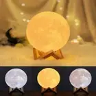 3D Printing Moon Lamp Moonlight USB LED Night Lunar Light Touch Color Changing