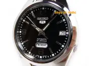 SEIKO 5 SNK623 SNK623K1 21 Jewels Black Automatic 30m WR !