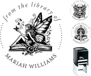 Fantasy Book Stamp | Personalised From The Library of | Ex Libris | Custom Fairy Library | 40+ Designs
