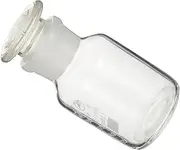 HEALEEP Glass Chemical Bottle Leakproof Wide Mouth Design High Borosilicate Glass for Laboratory Use Easy to Clean and Maintain for Experiments and present Giving