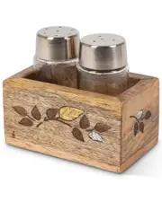 GG Collection Glass Salt & Pepper Shakers