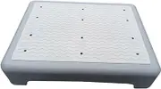 Llazsybz Shower Step Stool Jump Stool Boot Briser for Night Pool Bath on Bed Bathtub, Gray, as described