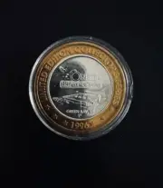 Silver Gaming Token from Onieda Casino & Bingo, Green Bay, WI, Limt Ed Turtle