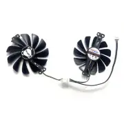 1 Pair Graphics Card Cooling Fan TYD10010M12LPA for XFX RX6600 6600XT 6650XT