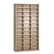 Artiss Bookshelf CD Storage Rack - BERT Oak