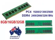 Memoz DDR4 8GB 16GB 32GB Dimm Desktop UDIMM 2133 2400 2666 3200 Mhz RAM Memory