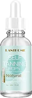 JulyCrab 30ml Self Tanning Drops Non-sticky Quick Tan Color Adjustable Average