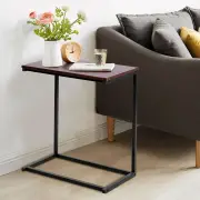 CostwayIndustrial Styled C Shaped Side, End Table-Coffee