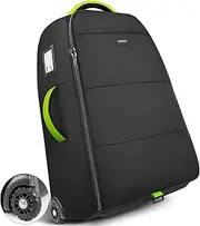 YOREPEK Padded Stroller Travel Bag with Wheels for Airplane Compatible with Nuna Mixx Next, UPPAbaby MINU V2 and MINU, Gate Check Stroller Bag with Inner Wheel Bag, Stroller Storage Bag