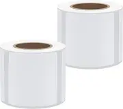 Hycodest 2 Rolls of 200 Thermal Labels 40 x 40 mm with Sticker for Label Printers