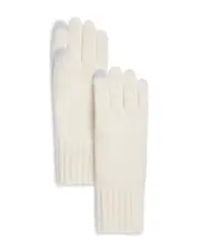 C by Bloomingdale's Cashmere Rib Tech Gloves - Exclusive