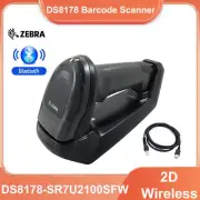 Zebra DS8178-SR7U2100SFW 2D Handheld Wireless Bluetooth Barcode Scanner w Cradle