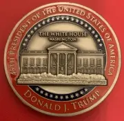 RARE Authentic President Trump White House Staff Appreciation Challenge Coin!
