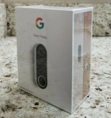 NEST HELLO Video Doorbell HDR Full HD (NC5100US) - Sealed NEW