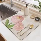 Kitchen Bar Dish Drying Mat Coffee Machine Absorbent Table Placemat Drying P WIN