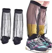 [PLAFOPE] Foot Cover Netting Pants Pants Pants Feet Protector Net Pants Mesh Net Pants Hiking Pants