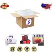 Premium Silky Polyester Fiber Fill - 5 lb Pillow Stuffing for Cozy Sleep