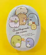 【震撼精品百貨】角落生物 SUMIKKO GURASHI SAN-X 角落小夥伴陀圓形鐵盒/收納盒-藍綠#69436 震撼日式精品百貨