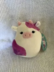 squishmallow Kalina the Cow 5’ BNWT