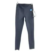 NWT Skechers Go Flex Black HW Leggings Womens Size Small Athletic Side Pockets