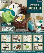 Re-Ment Miniature Peanuts Snoopy Hotel Life Full set 8 pieces Rement