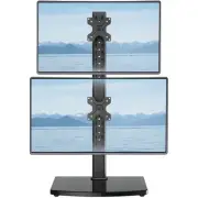 Vertical Dual Monitor Stand For 2 Computer Screen Up To 32 Inch Stacked Monitor