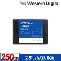 在飛比找樂天市場購物網優惠-WD 藍標 SA510 250GB 2.5吋SATA SSD