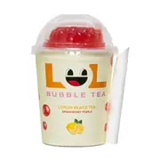 Lol Lemon Black Tea + Strawberry Pearls 275ml x 10