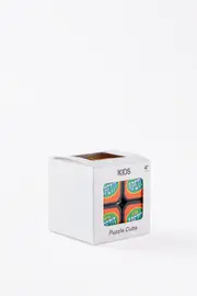 [Cotton On Kids] Cotton On Kids - Kids Puzzle Game - Dawn blue/food magic cube SOLID DAWN BLUE/FOOD MAGIC CUBE