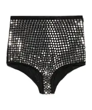 Oséree Embellished Meshed Shorts black