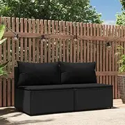 Patio Sofas Cushions pcs Poly Rattan