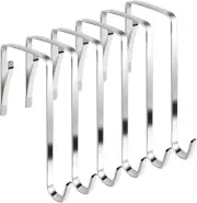 10Pcs over the Door Hooks, Metal Door Hanger Z Hooks, Sturdy over Door Hooks for
