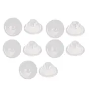 20mm Transparent High Power LED Lens Reflector Collimator 15 Degree 10pcs