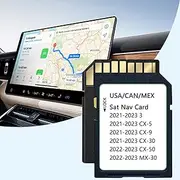 2025 Upgraded Navigation SD Card Map USA/CAN/MEX 2021/22/23-Cx5. 2021/22/23-Cx9. Cx50-2022/23. Mx30-2022/23. 2021/22/23-Cx30. 2021/22/23- Model 3, TD2K66EZ1B Latest Navigation SD Card