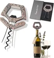 3 in 1 Ah-So Wine Opener & Wine Cork Opener,ah so Wine Opener for Connoisseurs to Remove The Older and Fragile Wine Corks,Ah So Corkscrew Wine Bottle Opener