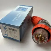 NEW HQ / CLIPSAL 56PA510 Angled Plug Top 10A 5 Round Pin 500v
