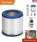 Ash Vacuum CleanStream HEPA Cartridge Filter, Stops Ultra Fine Dust, 1 Pack