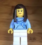 LEGO Town City Girl Female in Blue Hoodie Mom Sister Teacher Friend Student