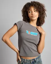 [Worship Supplies] Worship Supplies Women's Be Cool Y2K Raglan T-Shirt in Worn Black 2 Worn Black