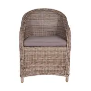 Verdun Dining Chair With Cushion Natural