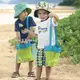 寶寶沙灘貝殼收納袋 兒童寶貝收藏袋 便攜式網格收納袋