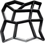 Walk Maker Mould 42x42cm Pathmate Stone Mold Paving Pavement Concrete Mould Stepping Stone Paver Walk Way