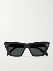 [CELINE Eyewear] CELINE Eyewear - Cat-eye Acetate Sunglasses - Black - One size One size Black