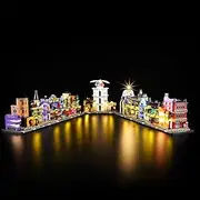 YEABRICKS LED Light for 76444 Harry Potter Diagon Alley Wizarding Shops Building Blocks Model (Building Set NOT Included)