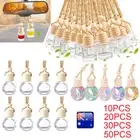 AU 10-50X Car Air Freshener Ornament Empty Glass Bottle Hanging Perfume Diffuser