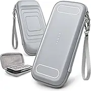 Mumba Carrying Case for Nintendo Switch 2 2025, [Mini Version] Travel Case with 12 Game Cartridge Slot Portable Bag Protective Carry Handbag Pouch Shell Accessories [Portable & Lightweight] (Gray)