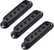 Yardwe 3pcs Durable Metal Guitar Pickup Protection Covers Pickup Protectors for Electric Guitar Easy Maintenance and