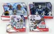 4 set Playskool Galactic Heros stormtrooper Han Solor Tauntaun 16 pieces gift