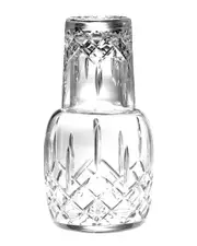 Barski European Hand Cut Crystal 2 Pc Water Set Bedside Night Carafe